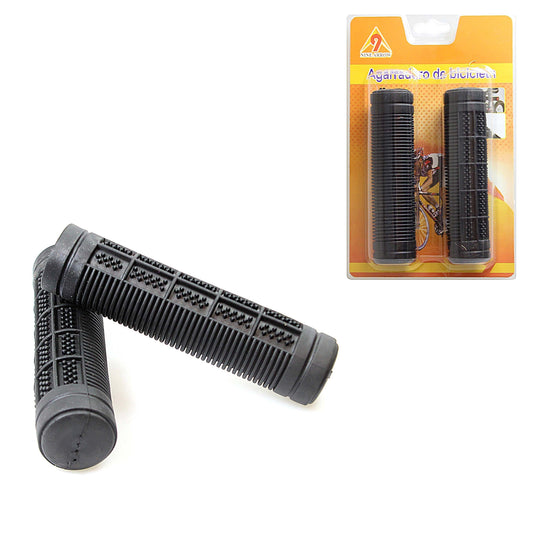 Bike Bicycle Rubber Grip Handles Pack of 2 Assorted Colours 1851
