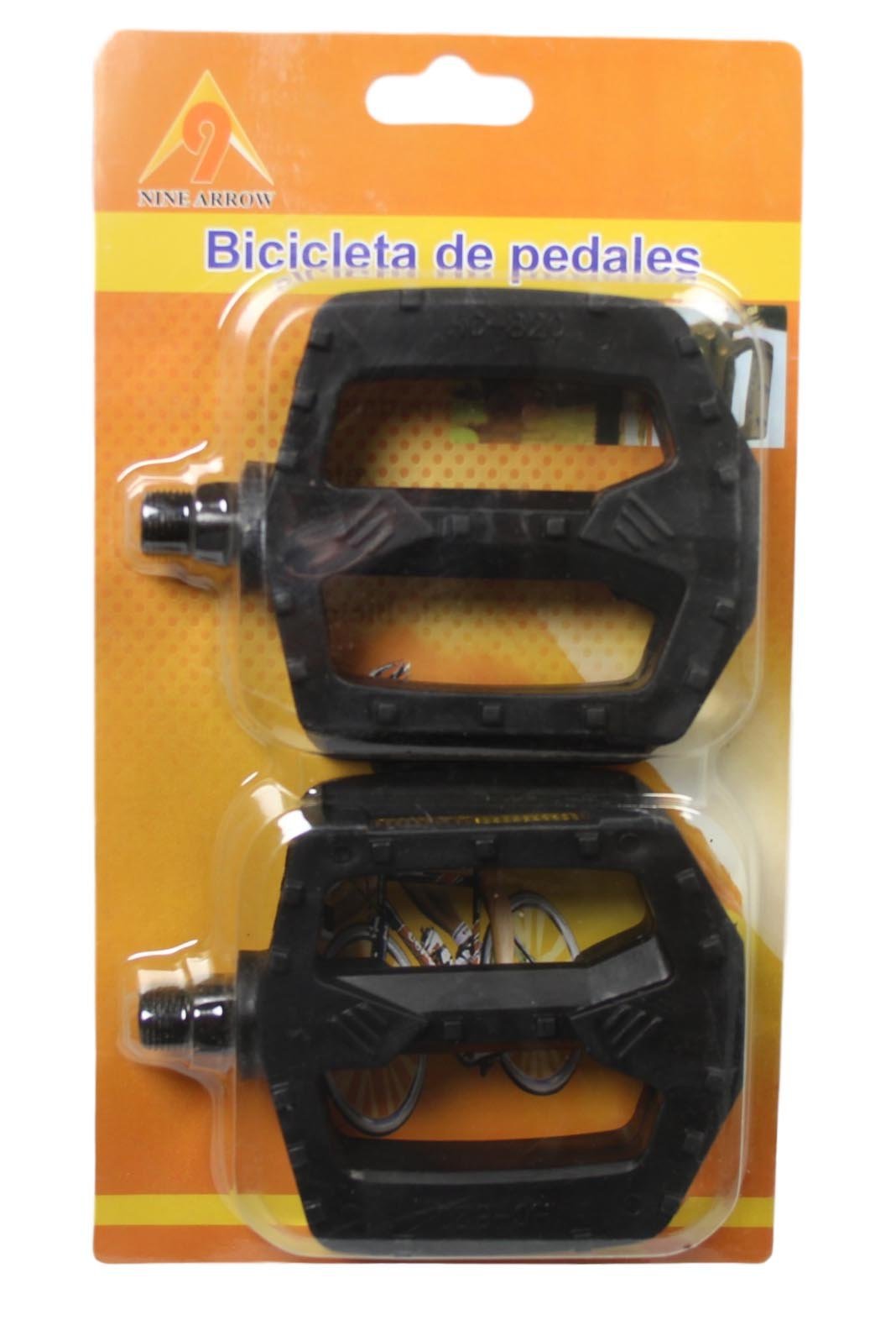 Bicycle Bike Pedals with Reflective Part 11cm Black 1852