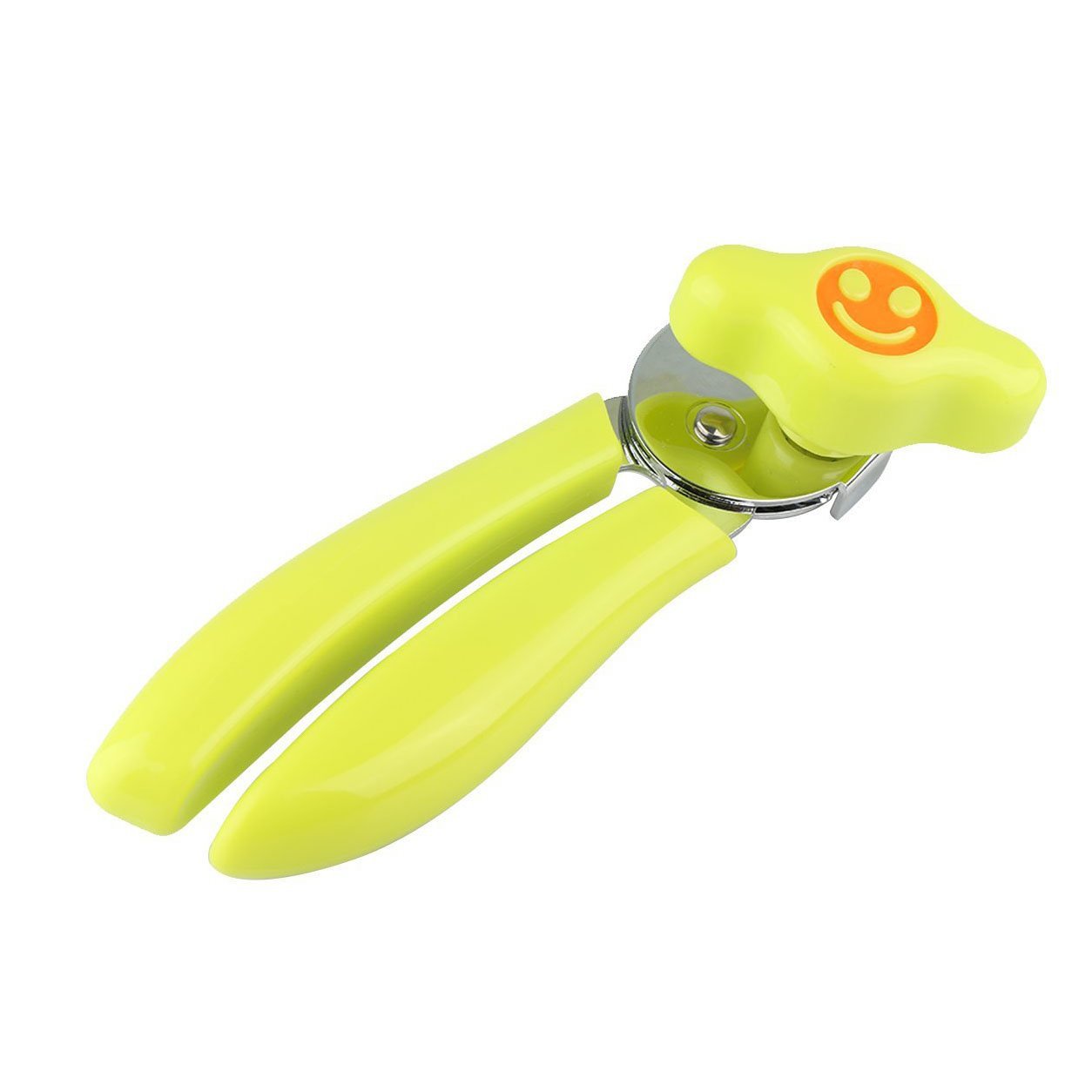 Kitchen Can Opener with Smiley Face Design Plastic Handle Assorted Colours 0108 / 3236