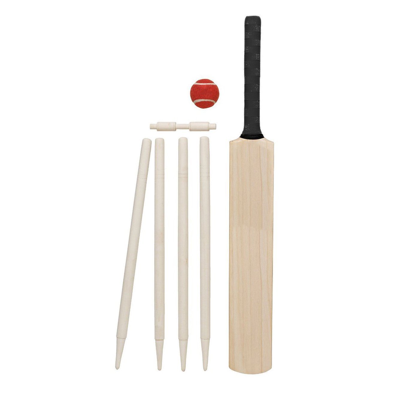 Children's Outdoor Wooden Cricket Bat Set Size 5 1379983