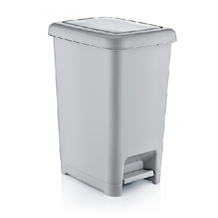 Plastic Kitchen Bathroom Slim Pedal Bin 10 Litre D01041 PB10 A