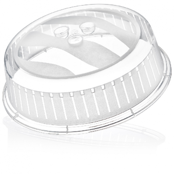 Plastic Microwave Food Plate Cover 26cm D10506