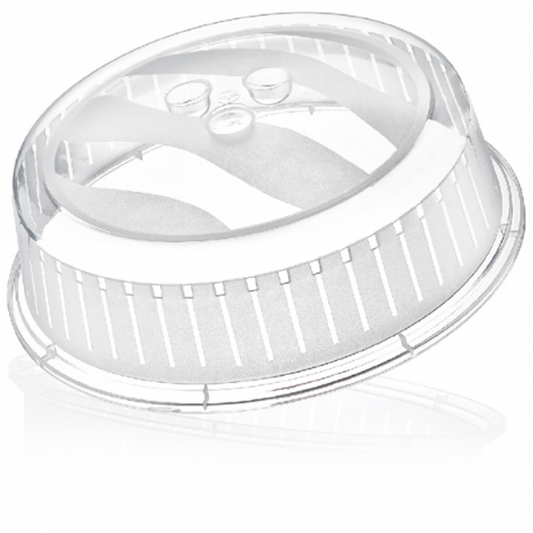 Plastic Microwave Food Plate Cover 26cm D10506
