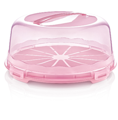 Plastic Cake Pastry Carry Storage Box with Cover 30 cm Assorted Colours D30306