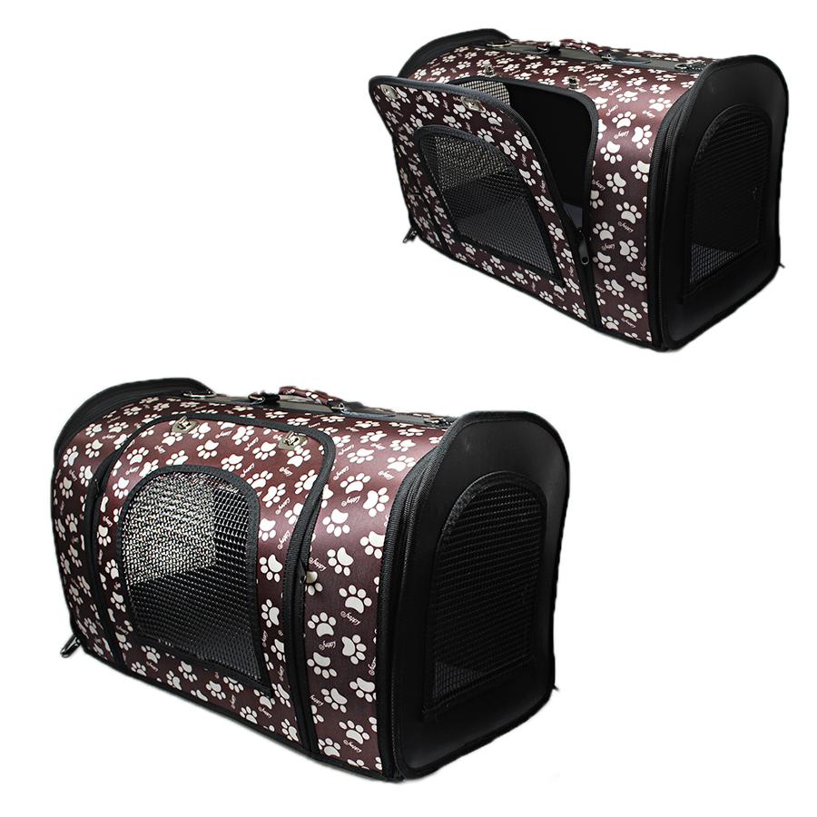 Foldable Pet Dog Cat Animal Carrier Bag 48 x 31.5 x 29cm Assorted Designs 2023