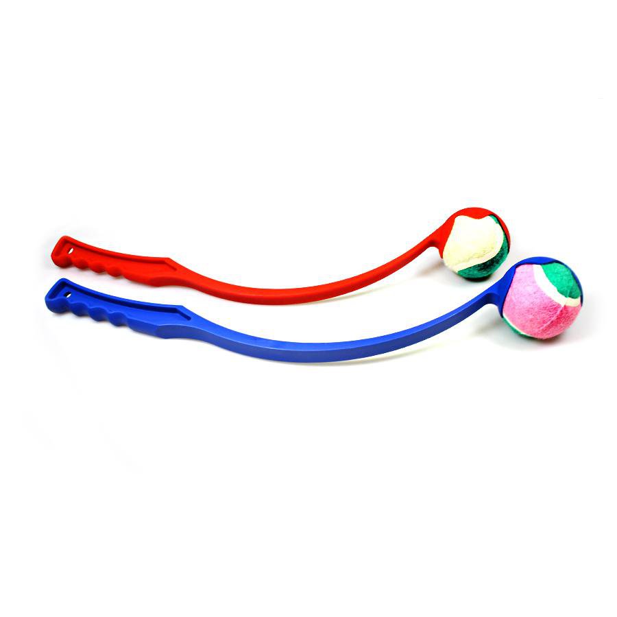 Plastic Dog Tennis Ball Chucker Launcher 50cm Assorted Colours SKU 6445/322190