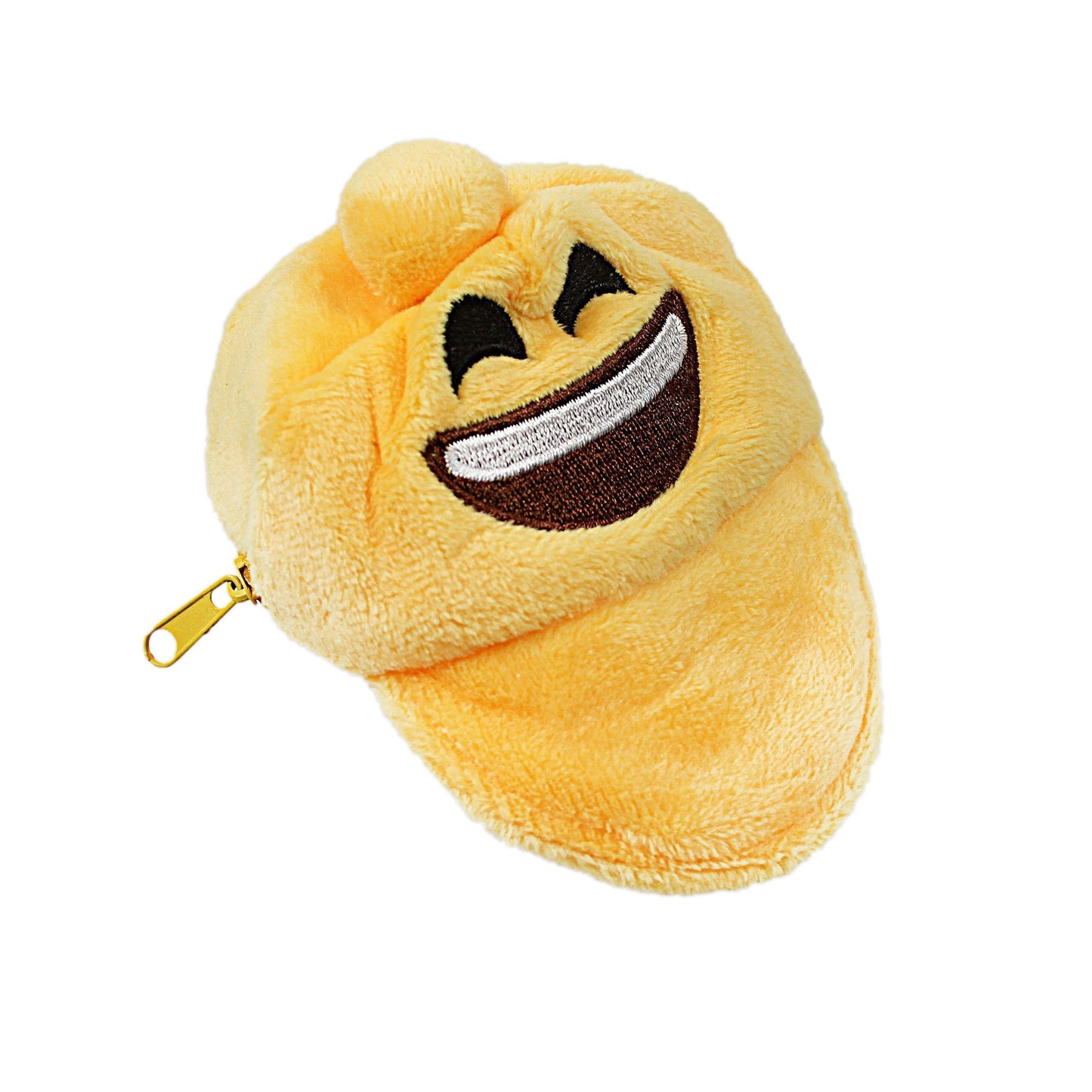 Emoji Soft Hat Cap Shaped Coin Purse 9 cm Assorted Designs 4956