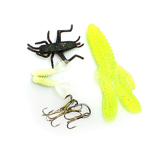 Outdoor Fishing Hooks and Bait Set Assorted Colours 2626