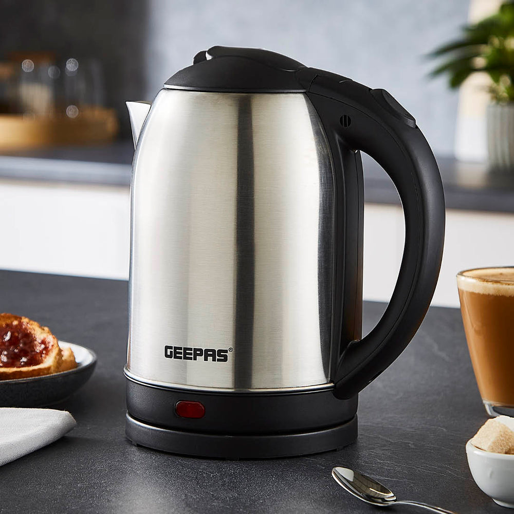 Stainless Steel Finish Cordless Electric Kettle 1.8L 1800W GK5466