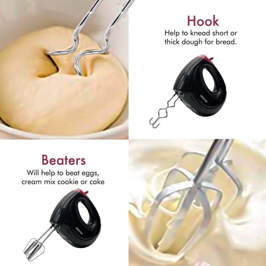 Baking Hand Mixer 7 Speed 150W Black GHM43012BK