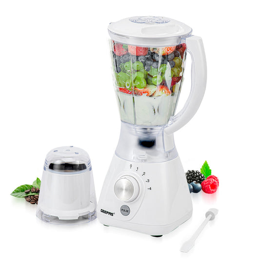 2-In-1 Portable Food Jug Blender and Coffee Grinder 1.5L White GSB44092WT