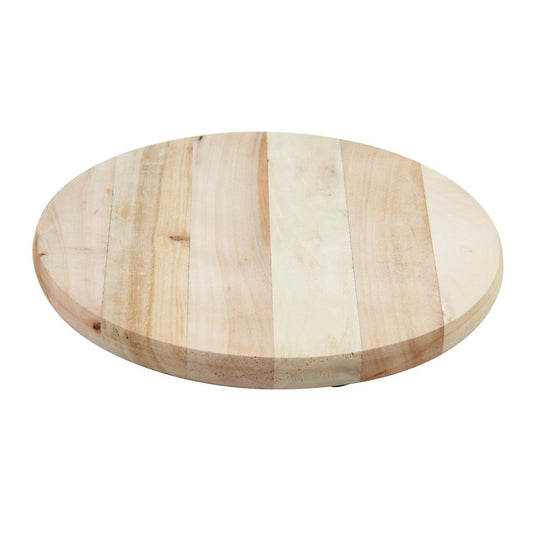 Round Wooden Chapati Roti Chopping Board 29 x 3.5cm 9909