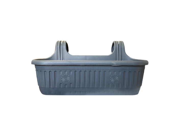 Plastic Hanging Garden Flower Pot Large 17 x 53 x 26cm Assorted Colours H0446