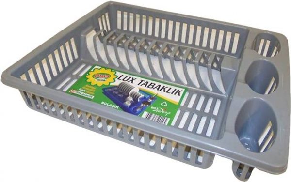 Plastic Plates Cutlery Glasses Holder Dish Drainer Assorted Colours H2305 A