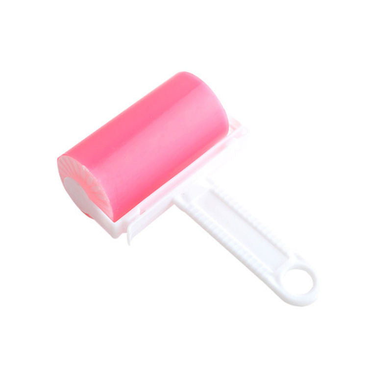 Reusable Sticky Lint Roller with Cover 10 x 16 cm Assorted Colours 7009