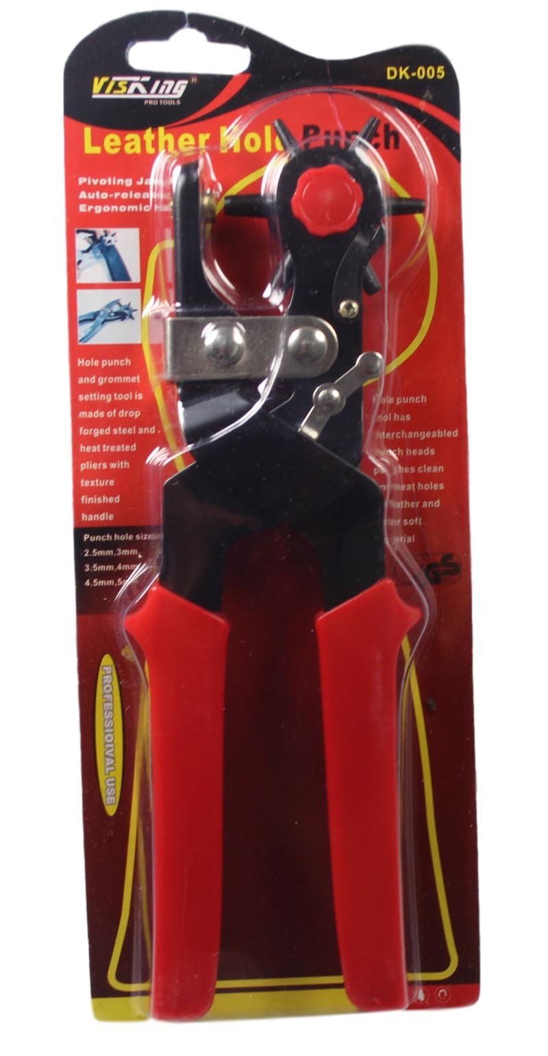 Revolving Leather Belt Hole Puncher Plier Puncher 2.5 - 5mm 5214 A