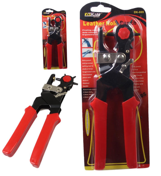 Revolving Leather Belt Hole Puncher Plier Puncher 2.5 - 5mm 5214 A