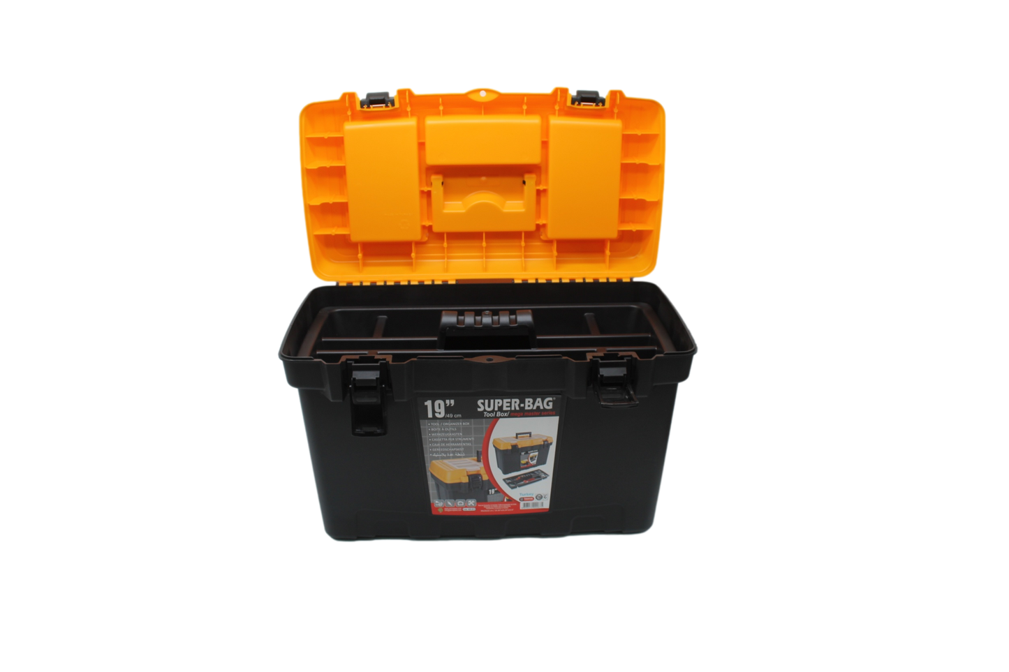 Mega Tool Box 19" With Carry Handle Diy Home ASR2080 ASR2013