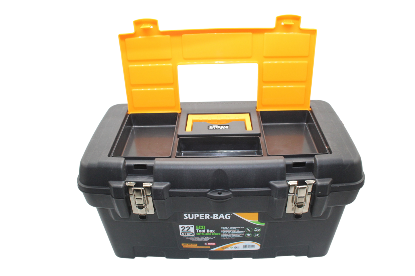 Mega Tool Box 19" With Carry Handle Diy Home ASR2080 ASR2013