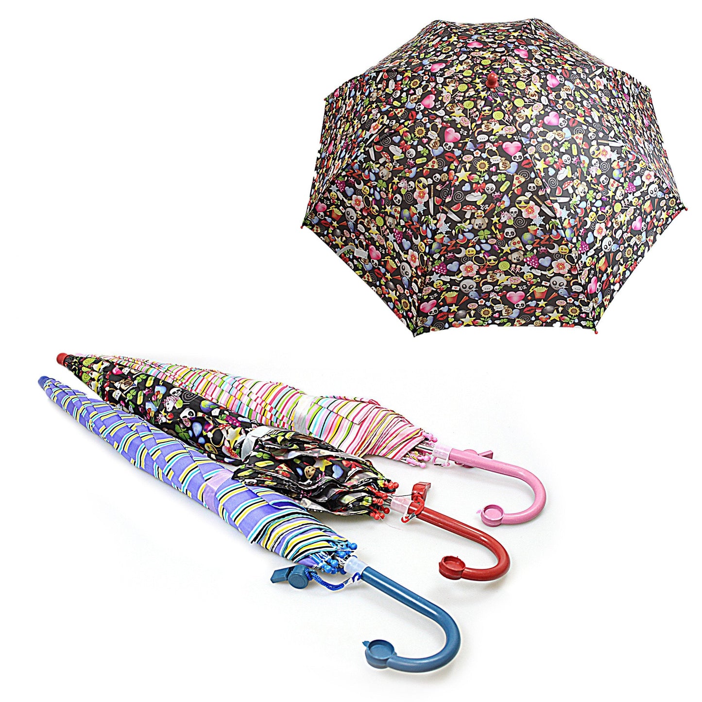 Kids Printed Waterproof Umbrella Assorted Designs 1124 A