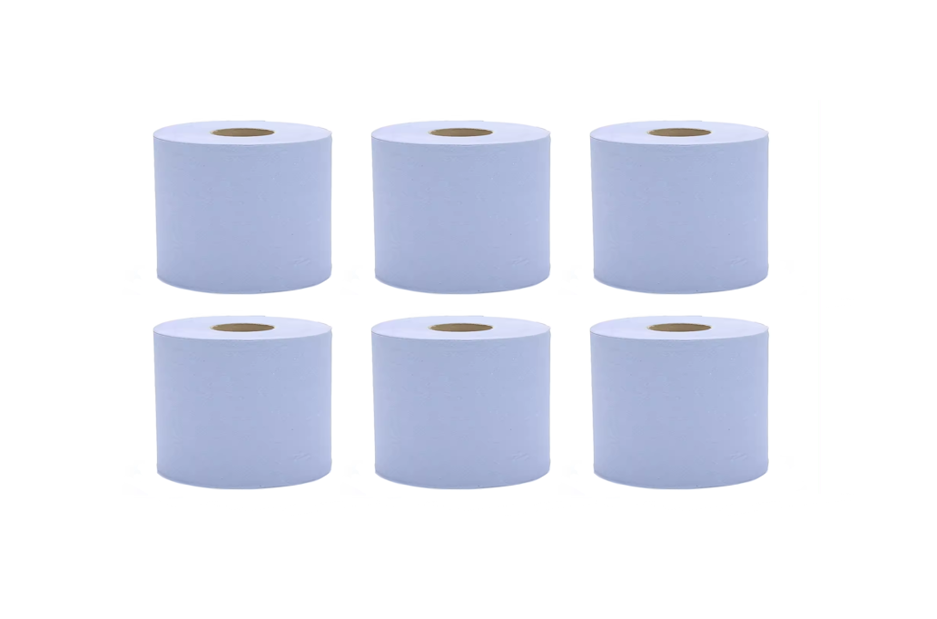 Abzorbex Blue Cleaning Centrefeed Paper Roll Pack of 6 LL5900