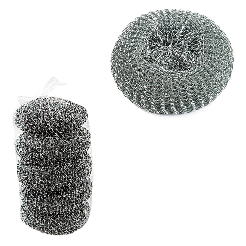 Stainless Steel Kitchen Scourers Pack of 5 1086