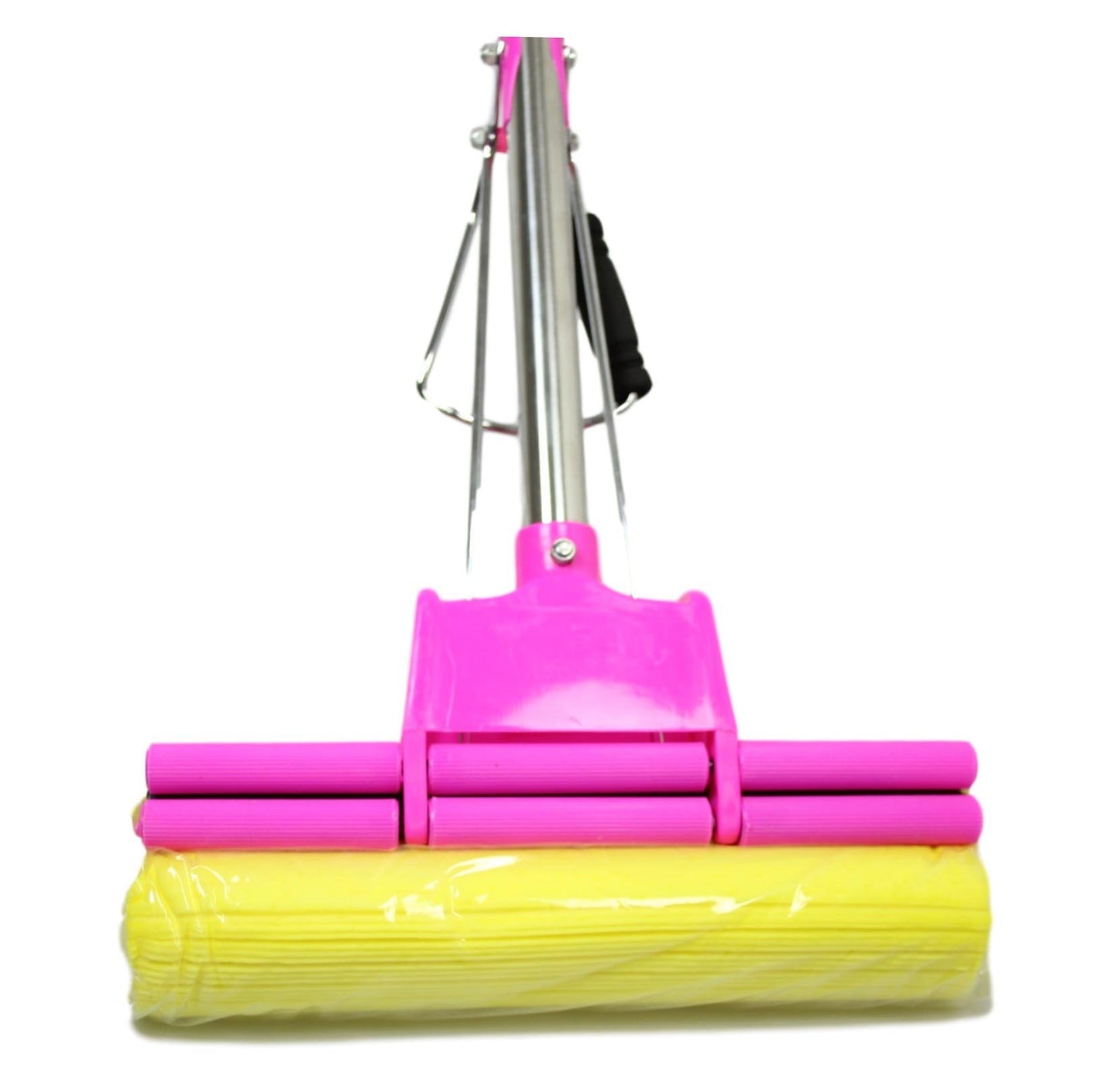 Expandable Squeeze Yellow Cleaning Sponge Mop Assorted Colours 0721