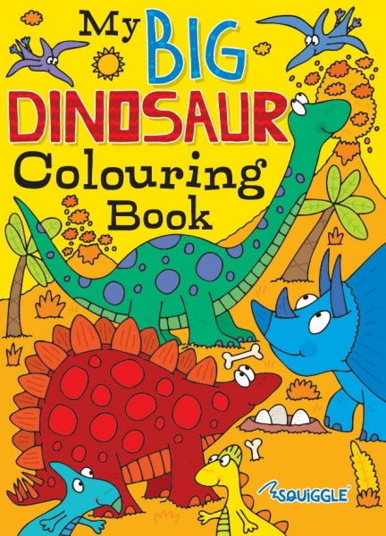 Children's Fun Colouring Book Monsters / Dinosaur Assorted Designs P2806