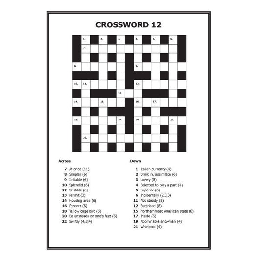 Mega Large Print Modern Crossword Book 2 P2961