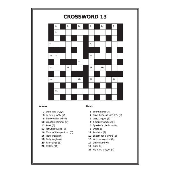 Mega Large Print Modern Crossword Book 2 P2961