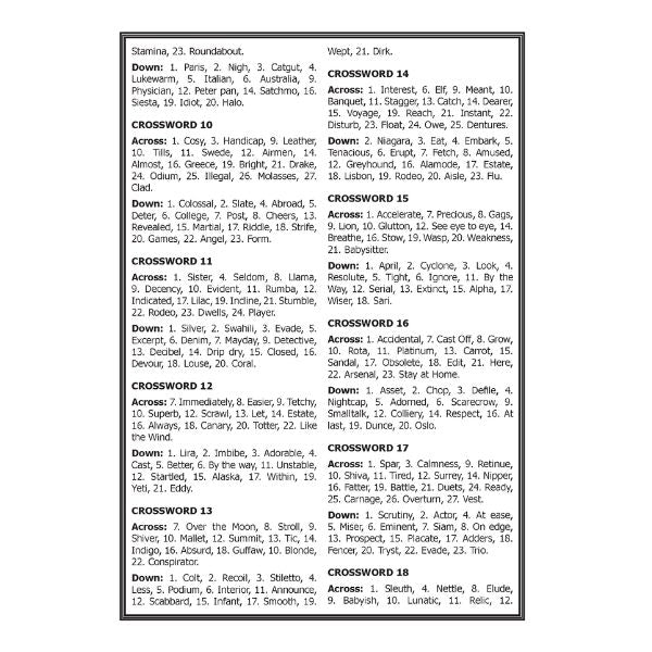 Mega Large Print Modern Crossword Book 2 P2961