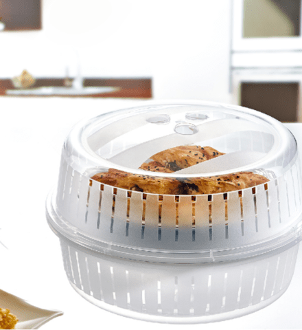 Plastic Microwave Food Plate Cover 26cm D10506