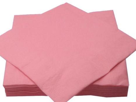 100 Pack Tableware Soft Party Paper Napkins 30cm x 30cm Pink 30PK100