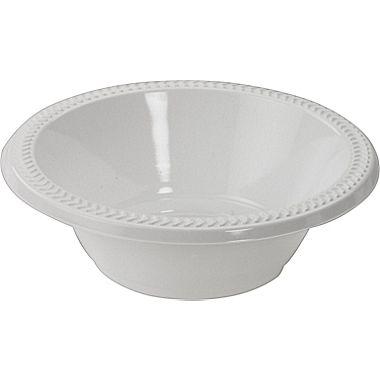 Disposable White Plastic Bowl 10 cm Pack of 36 THL2482