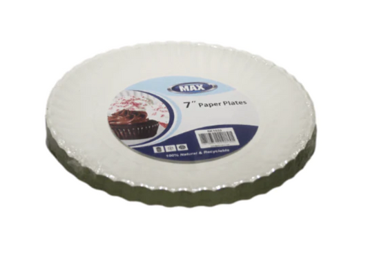 Disposable Paper Plates 7" Pack of 30 SK28114