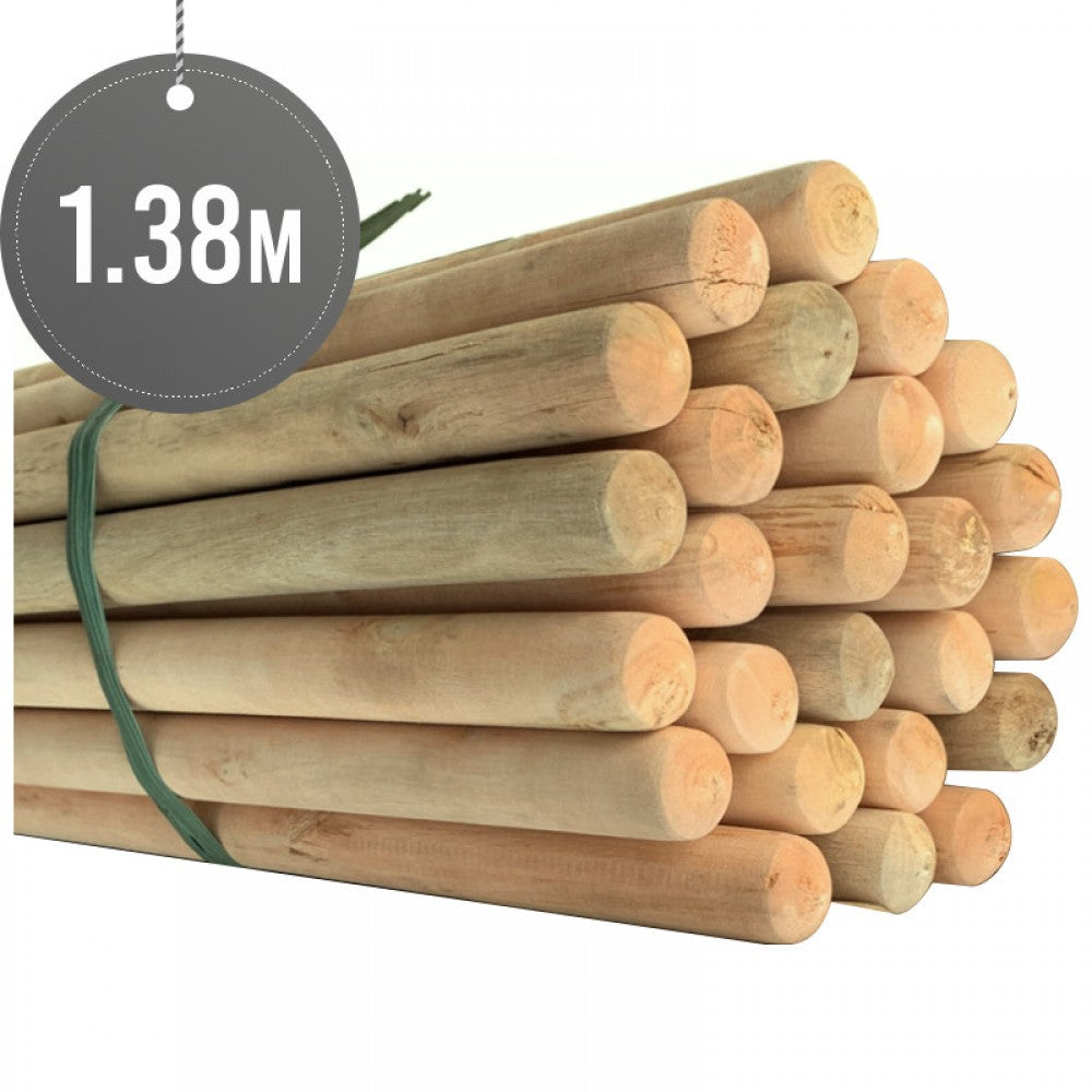 1Pc XL Thick Wooden Mop Stick 138 x 285 cm ST80538 / Ws195