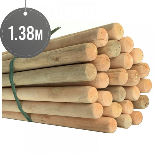 1Pc XL Thick Wooden Mop Stick 138 x 285 cm ST80538 / Ws195