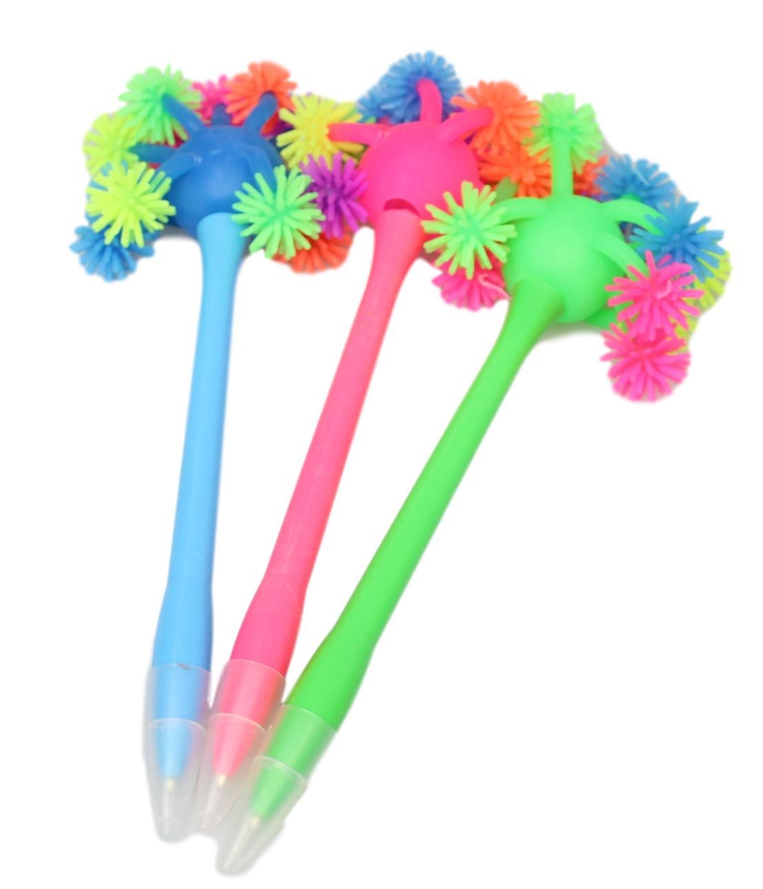 Fun Soft Stationery Pen with Balls 18 cm Assorted Colours 5278