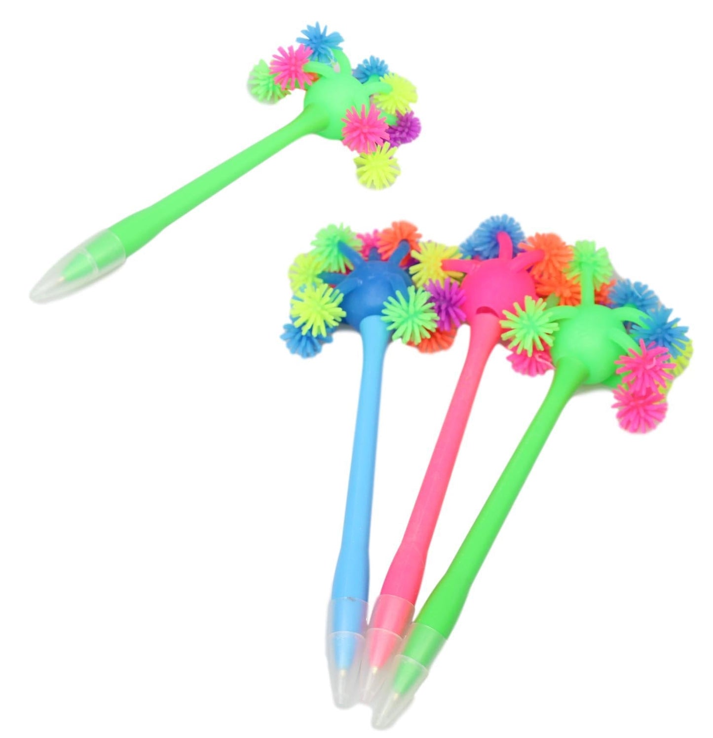 Fun Soft Stationery Pen with Balls 18 cm Assorted Colours 5278