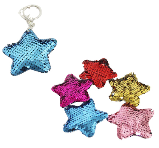 Soft Sequin Keychain 7 cm Assorted Designs and Colours 5432
