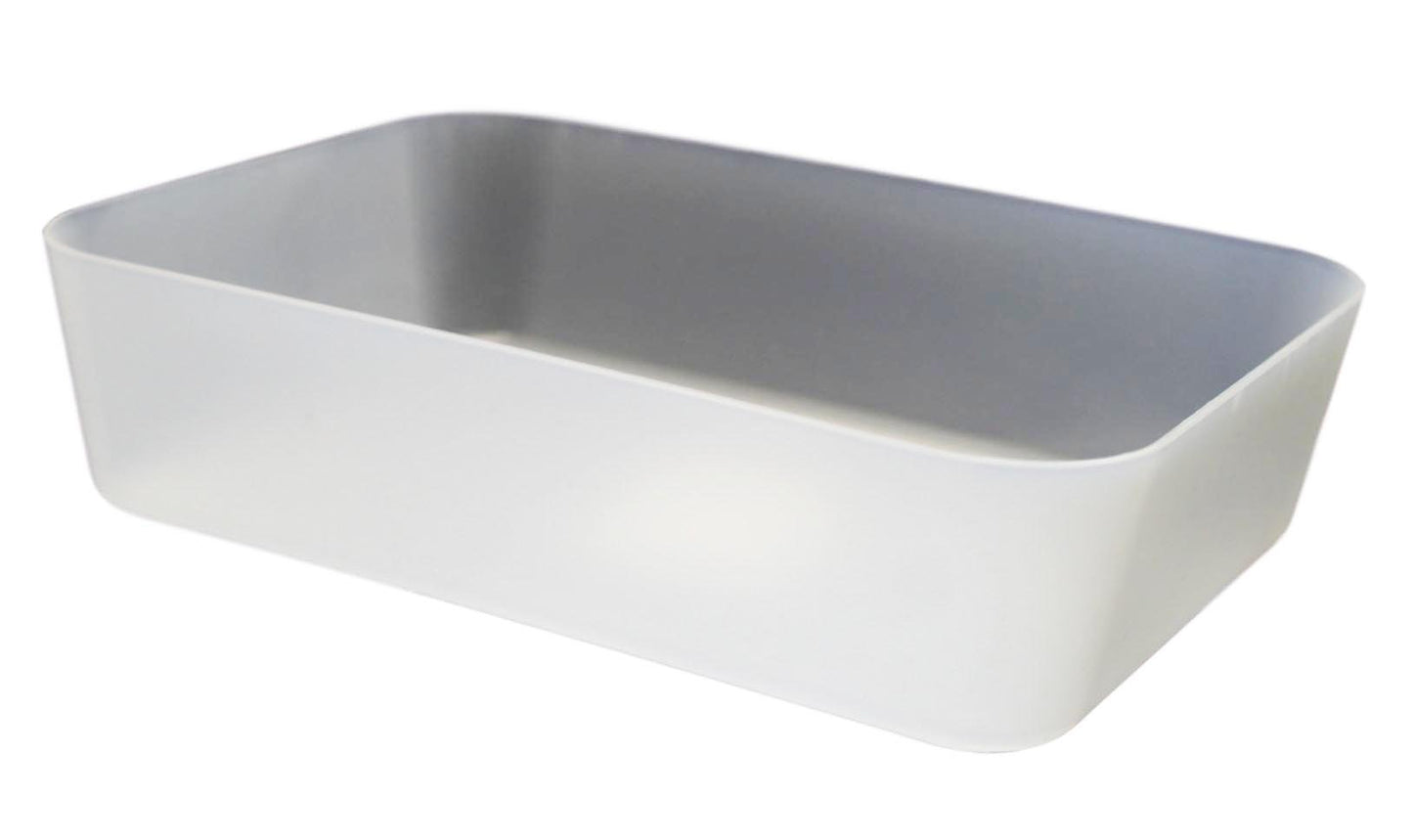 Plastic Multipurpose Cutlery Drawer Organisation Storage Box 18 x 13 x 4.5cm 5195