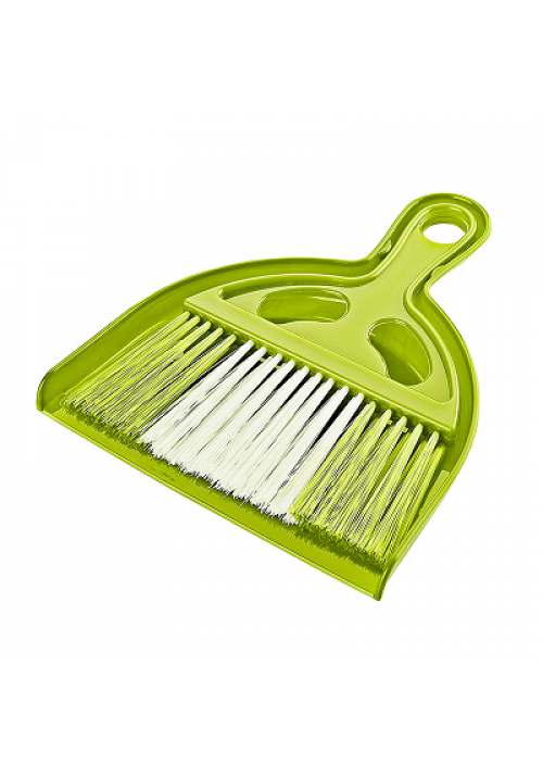 TTZ Damla Flat Dustpan and Brush Set Assorted Colours TP173