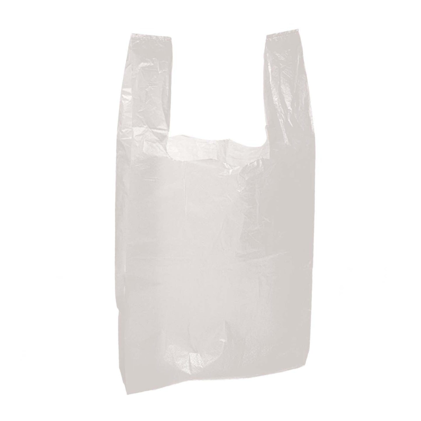 100 Piece Premium Mega Jumbo White Plastic Carrier Shopping Bags 730 x 400 x 600 mm WP13