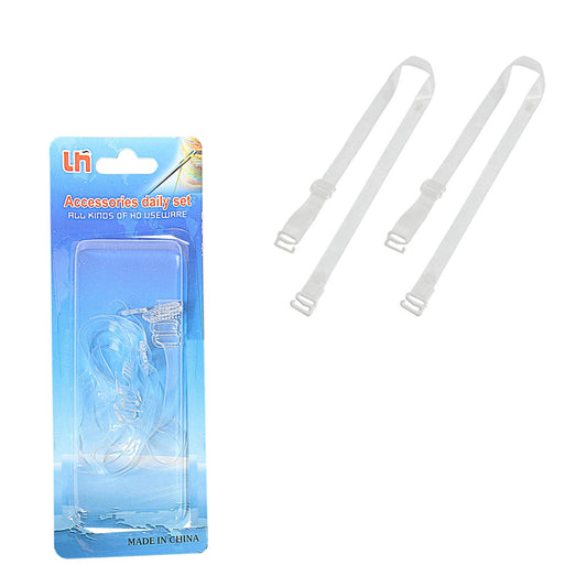 Underwear Clear Bra Straps Pack of 2 4806