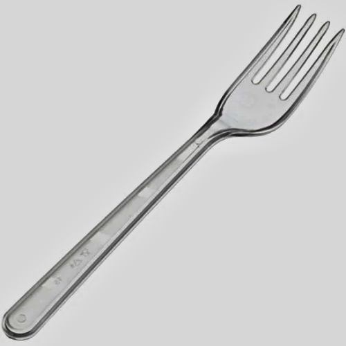 Disposable Clear Plastic Fork Pack of 50 MX70511 A