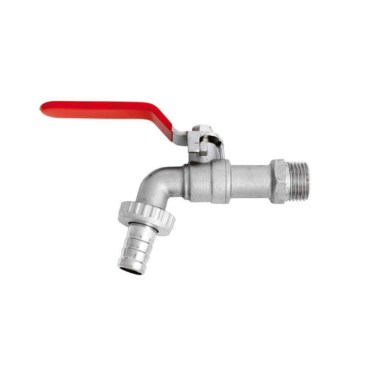Garden Water Tap Lever Handle Hose Pipe Plug with Red Lever 1/2" 0623