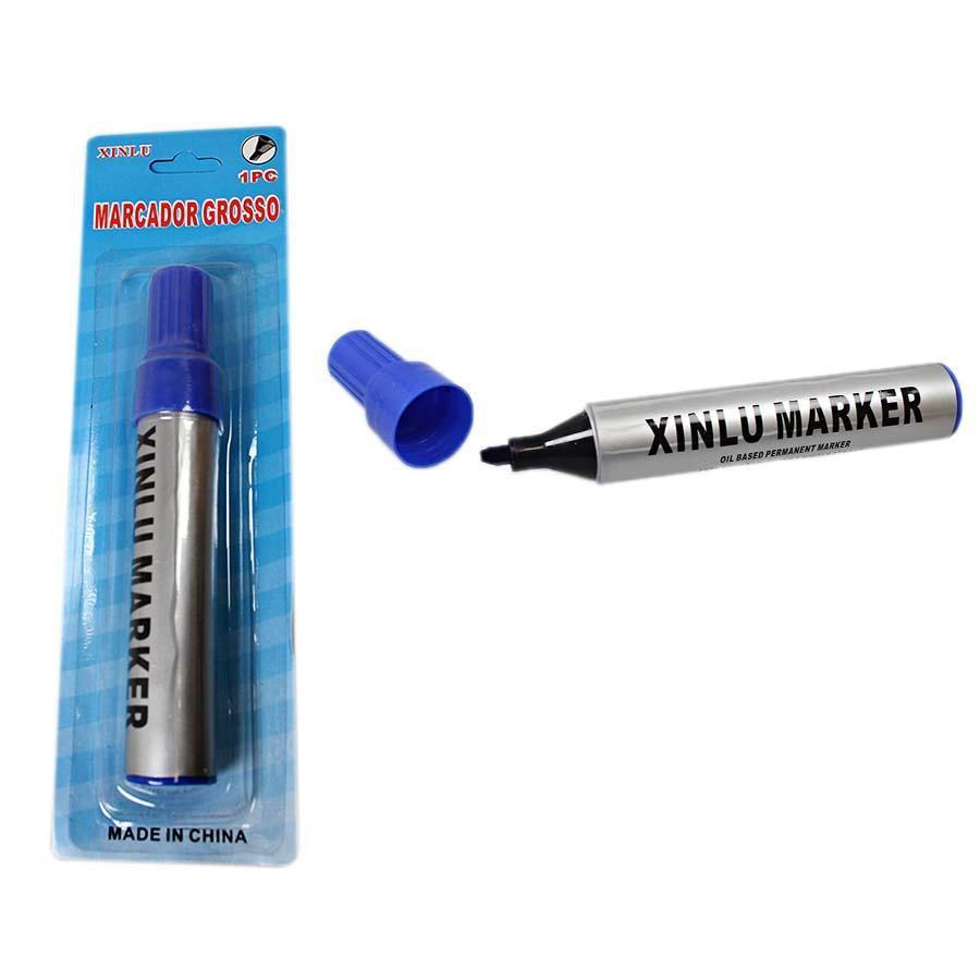 Blue Oil Based Permanent Marker Fine Point Tip 4658