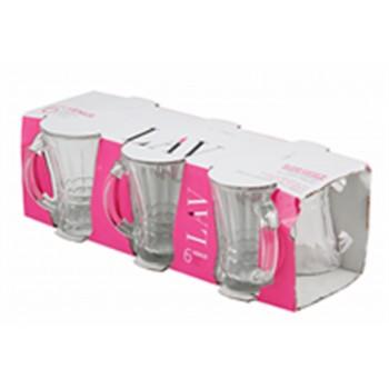 Venus Tea Glass Drinking Glasses With Handle In A Set Of 6 Quality Tableware VNS405E