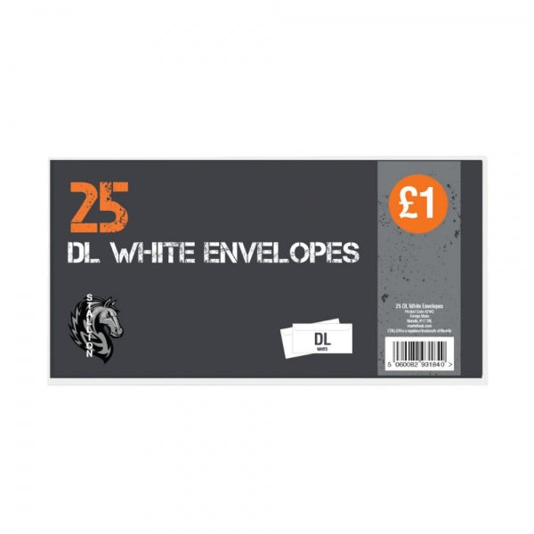 OOP! DL White Envelopes Pack of 25 A2442