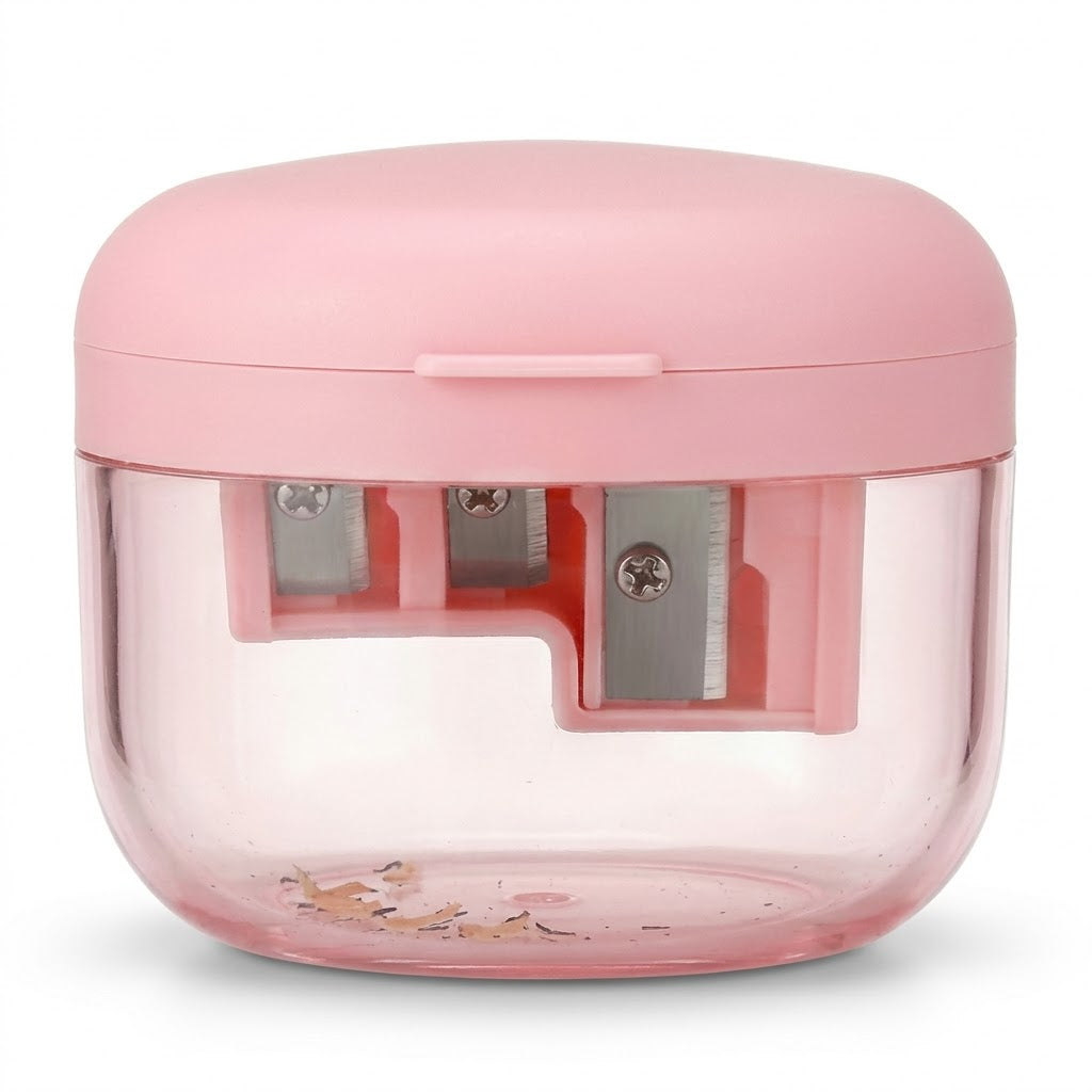 Pencil Sharpener Assorted Colours 7x7x5cm 38g SKU 8158